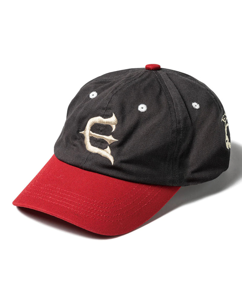 Evisen Skateboards One Up 6 Panel Hat Dark Grey / Red main