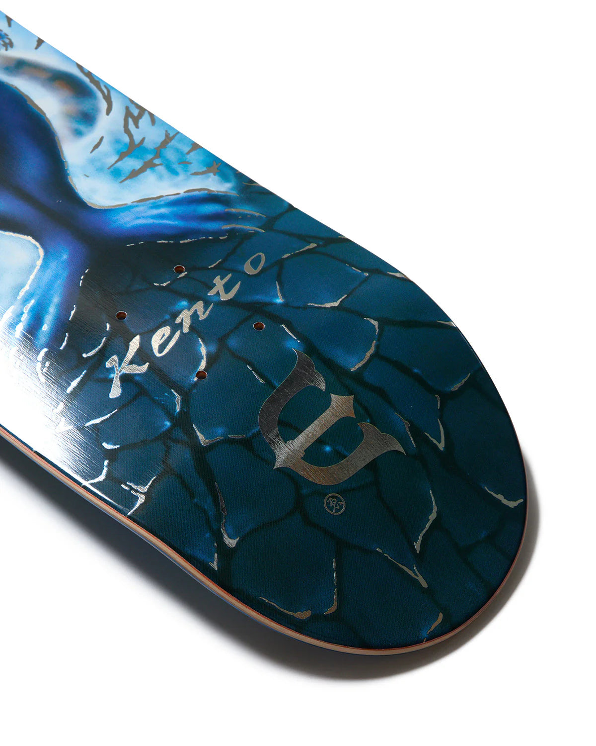 Evisen Skateboards Rat Holding Skull Skateboard Deck detail 2