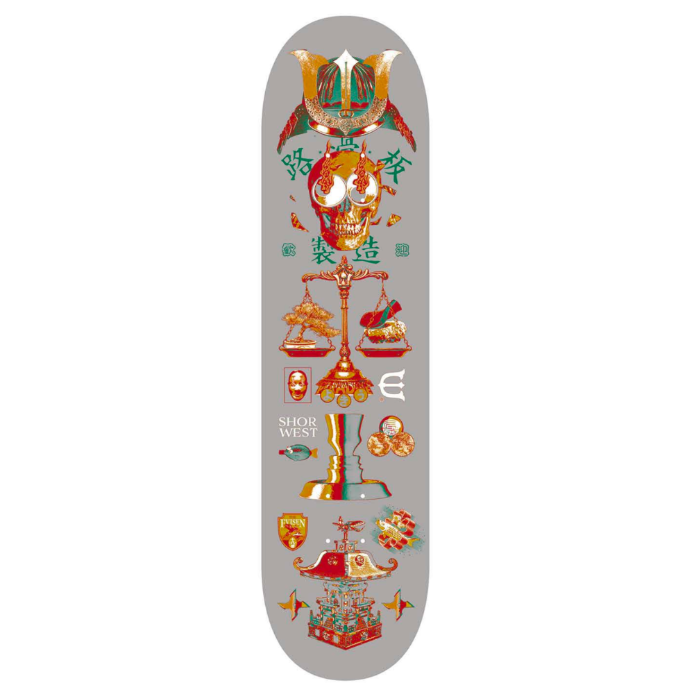 Evisen Skateboards Shor West Dialogue Skateboard Deck