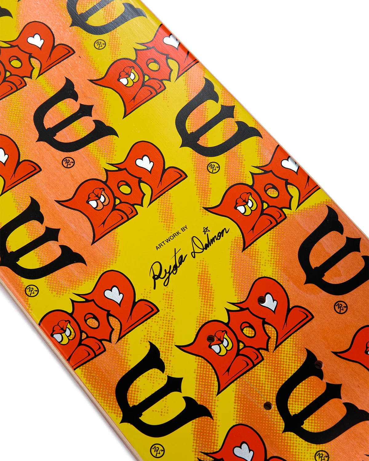 Evisen Skateboards The Sunset Car Shor West Skateboard Deck top detail 2