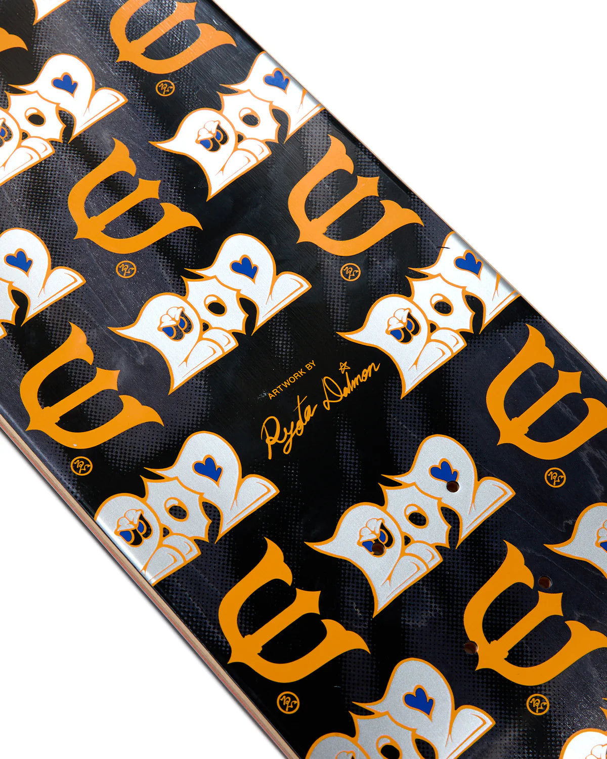 Evisen Skateboards Tiger in the Shining Night Kotora Mitani Skateboard Deck top detail