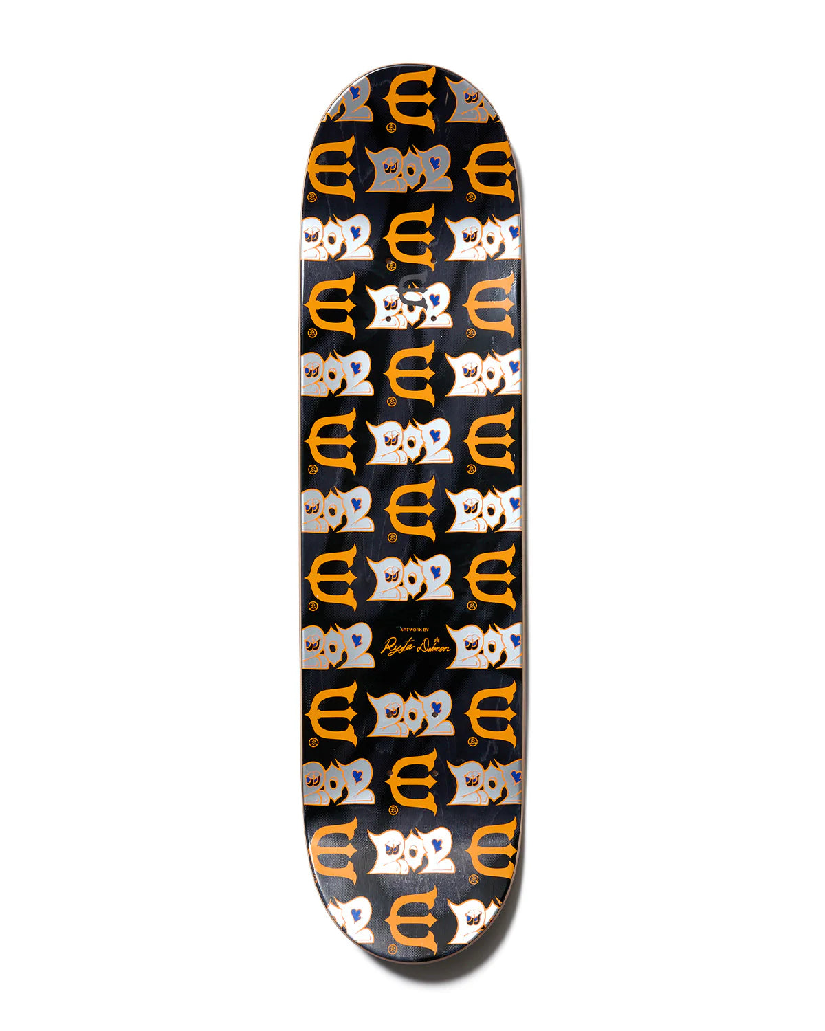 Evisen Skateboards Tiger in the Shining Night Kotora Mitani Skateboard Deck top