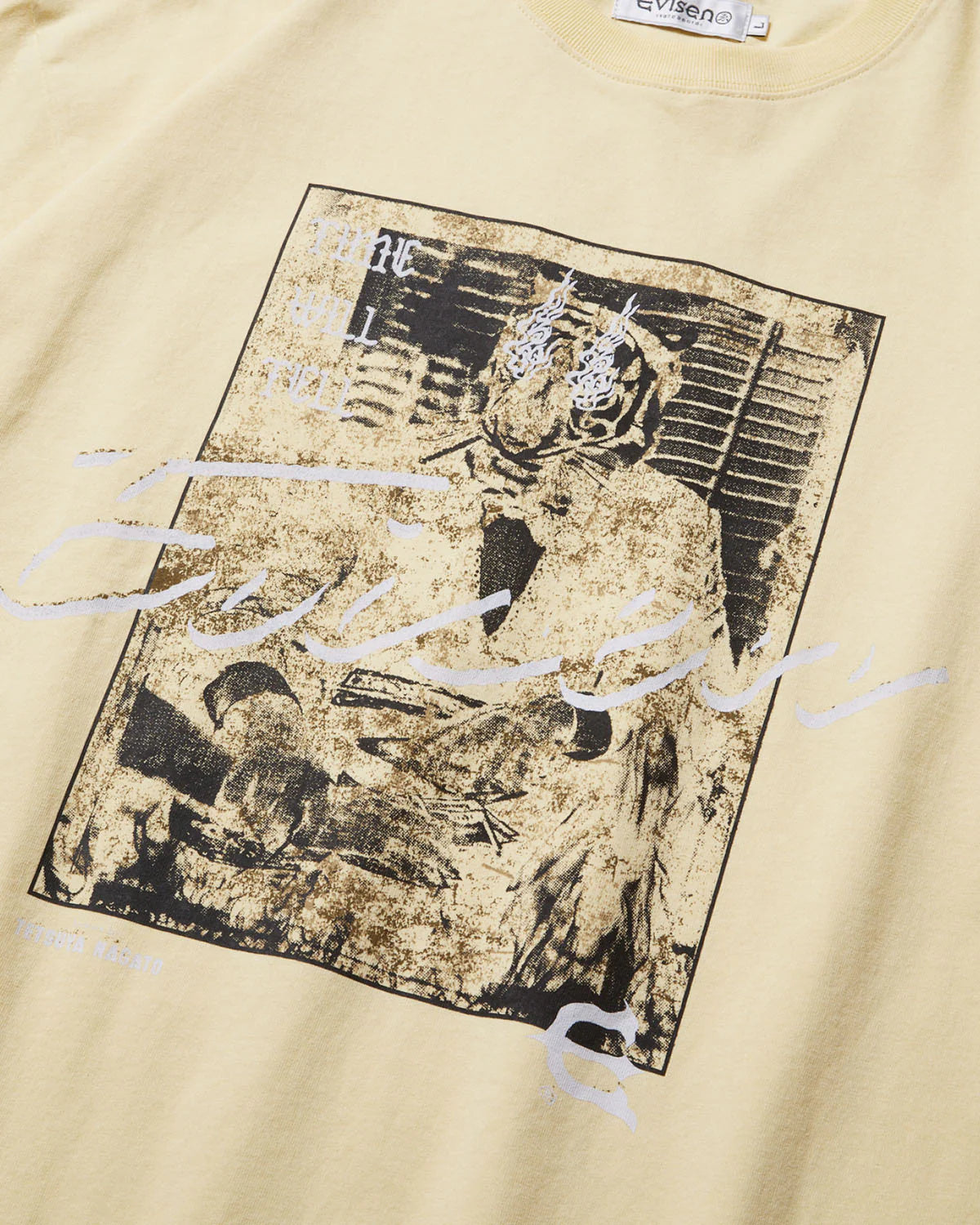 Evisen Skateboards Time Will Tell Tee Charcoal