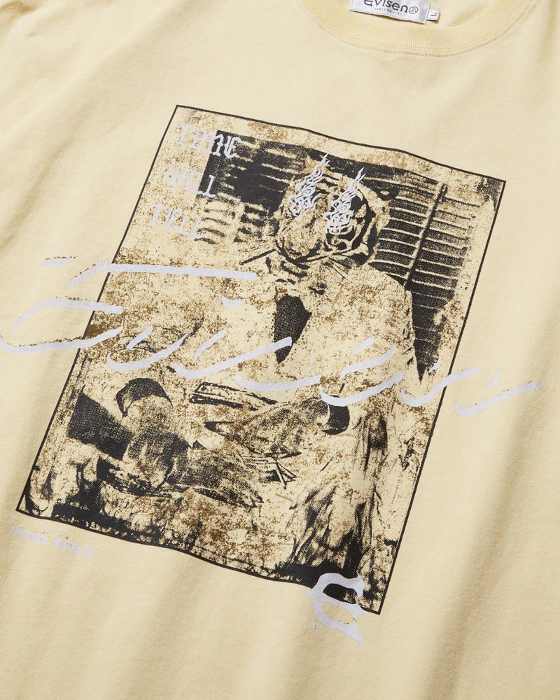 Evisen Skateboards Time Will Tell Tee Charcoal