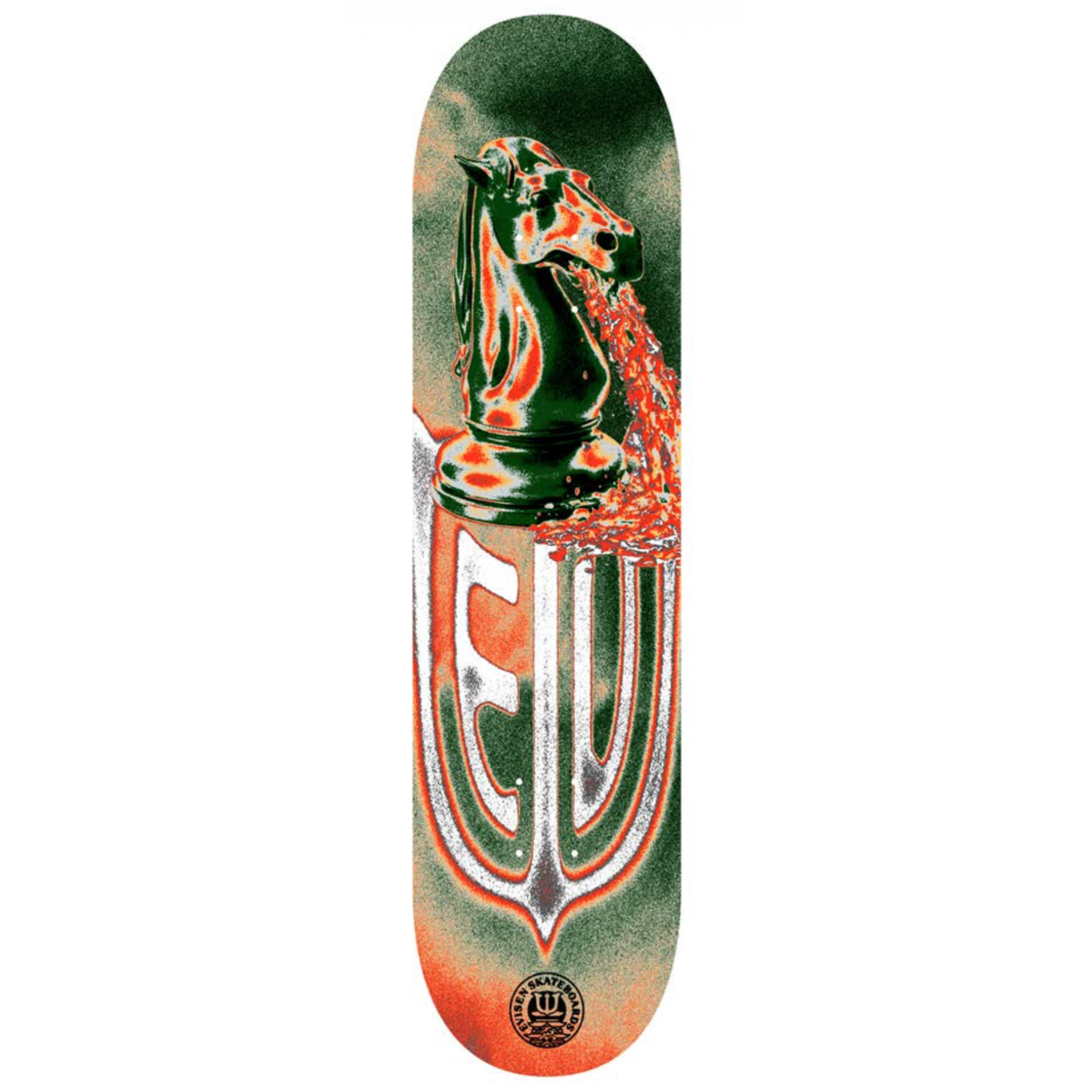 Evisen Skateboards Vomit Horse Skateboard Deck 8.5