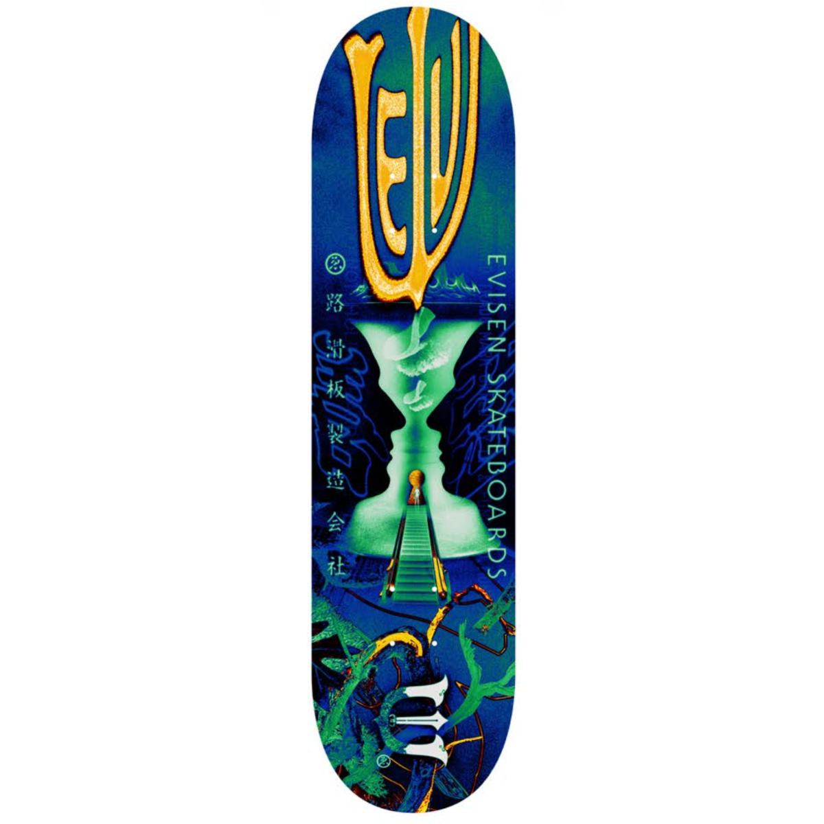 Evisen Skateboards Zen Aku Vase Skateboard Deck