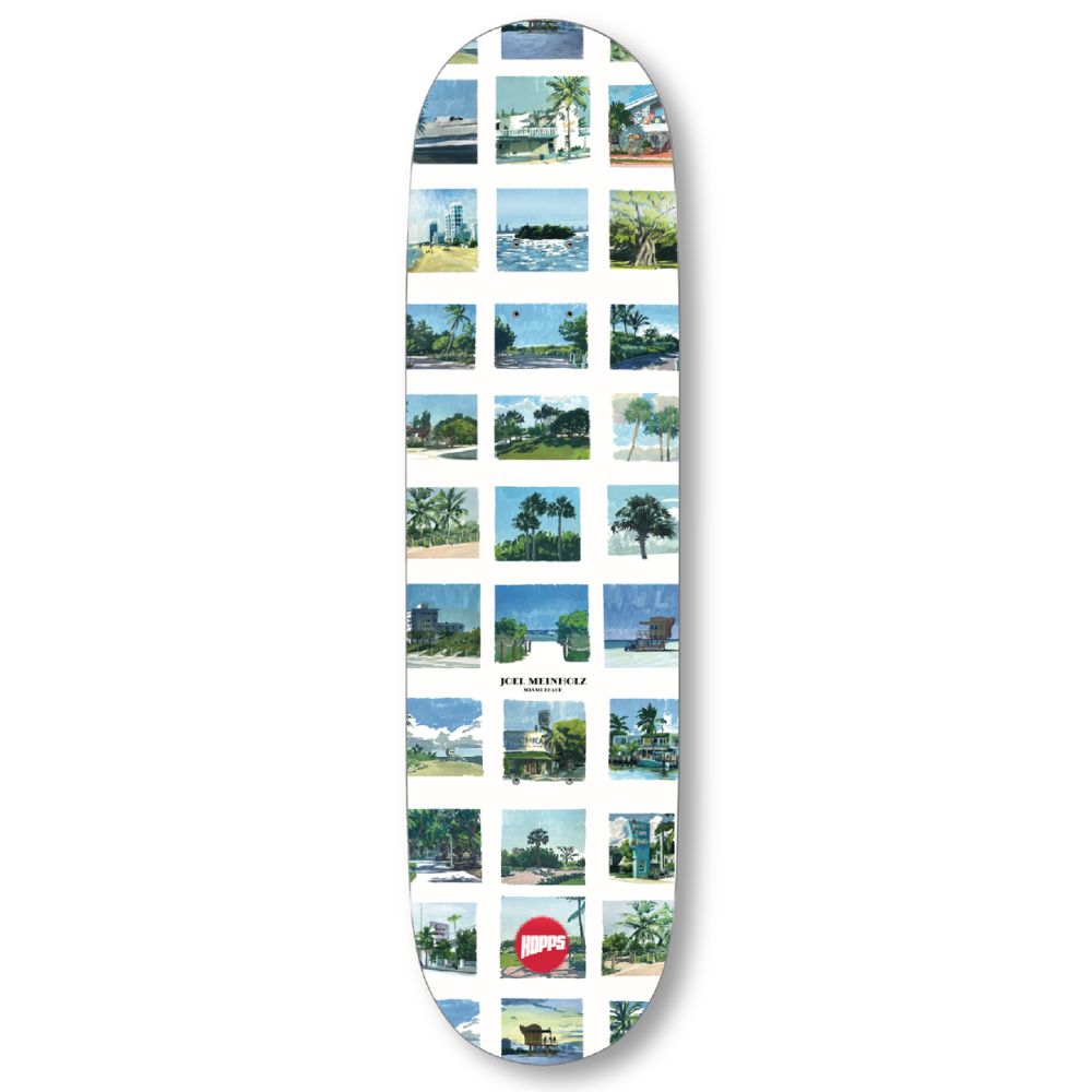 Hopps Slateboards Joel Meinholz Beach Life Skateboard Deck PREBOOK