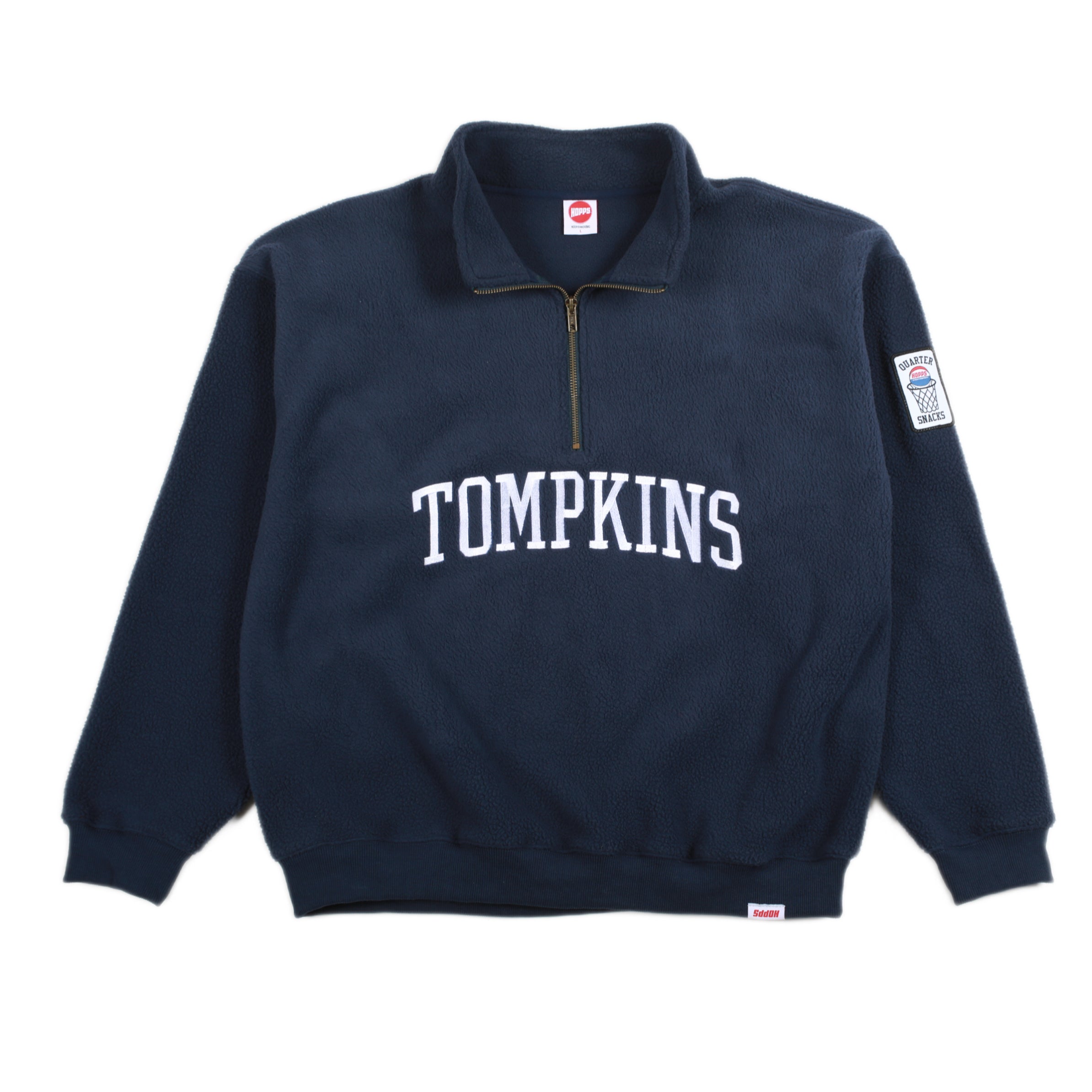 Hopps Skateboards x Quartersnacks Tompkins 3/4 Zip Fleece PREBOOK