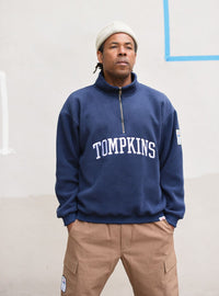 Hopps Skateboards x Quartersnacks Tompkins 3/4 Zip Fleece PREBOOK