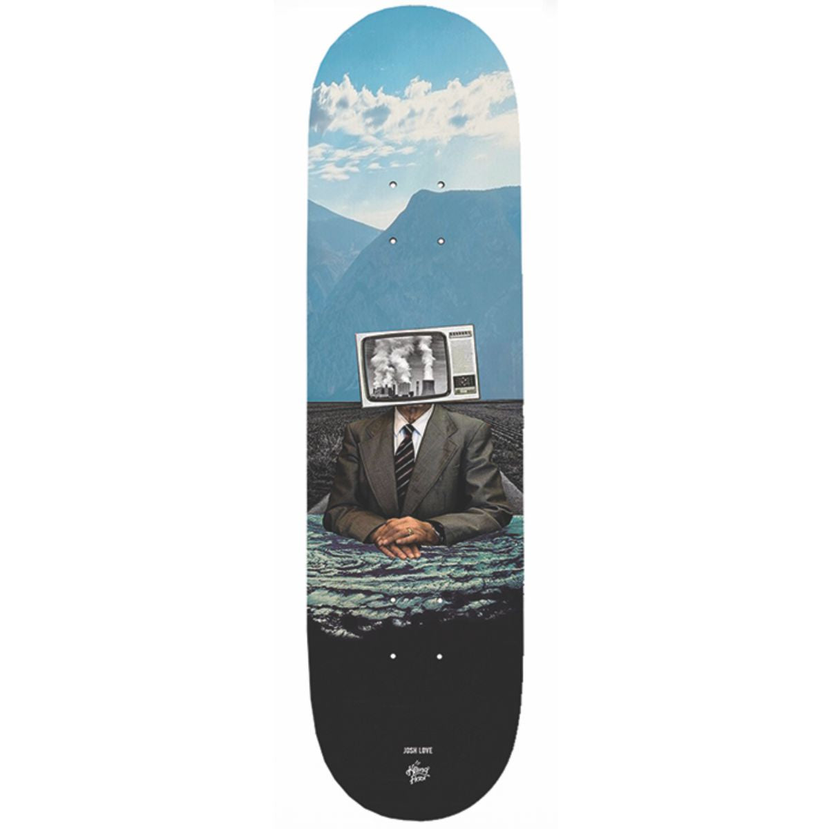 The Killing Floor Josh Love Fake News Skateboard Deck