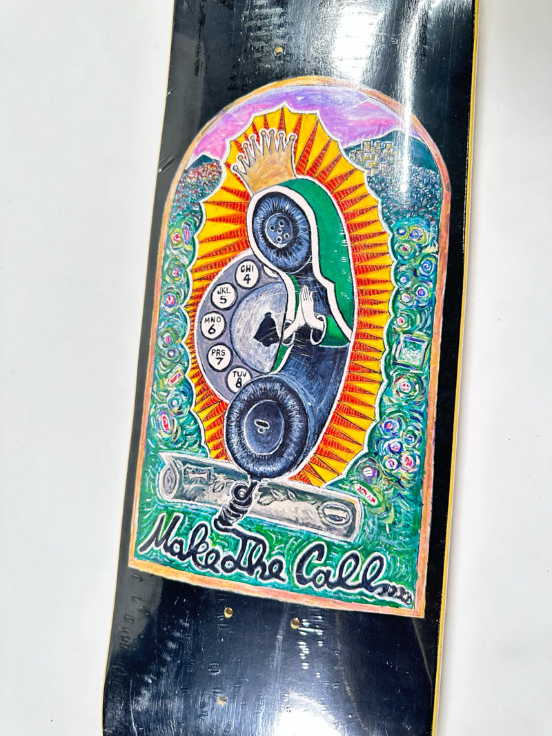 Last of the Mohicans Make the Call Skateboard Deck detail 2