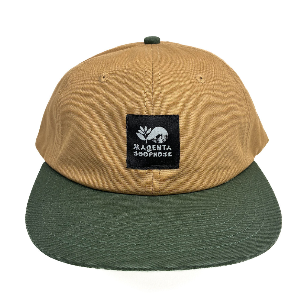 Magenta Skateboards x Loophole Collab Hat Khaki / Forest