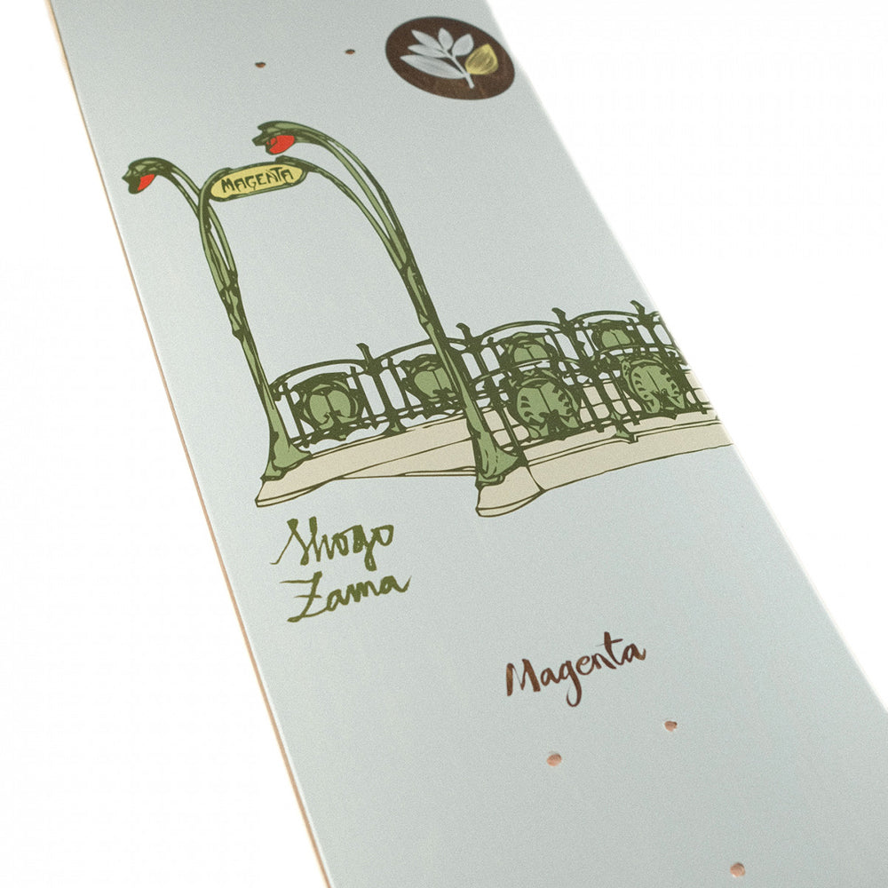Magenta Skateboards Shogo Zama Relic Series Skateboard Deck detail

