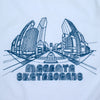 Magenta Skateboards 3D Tee White