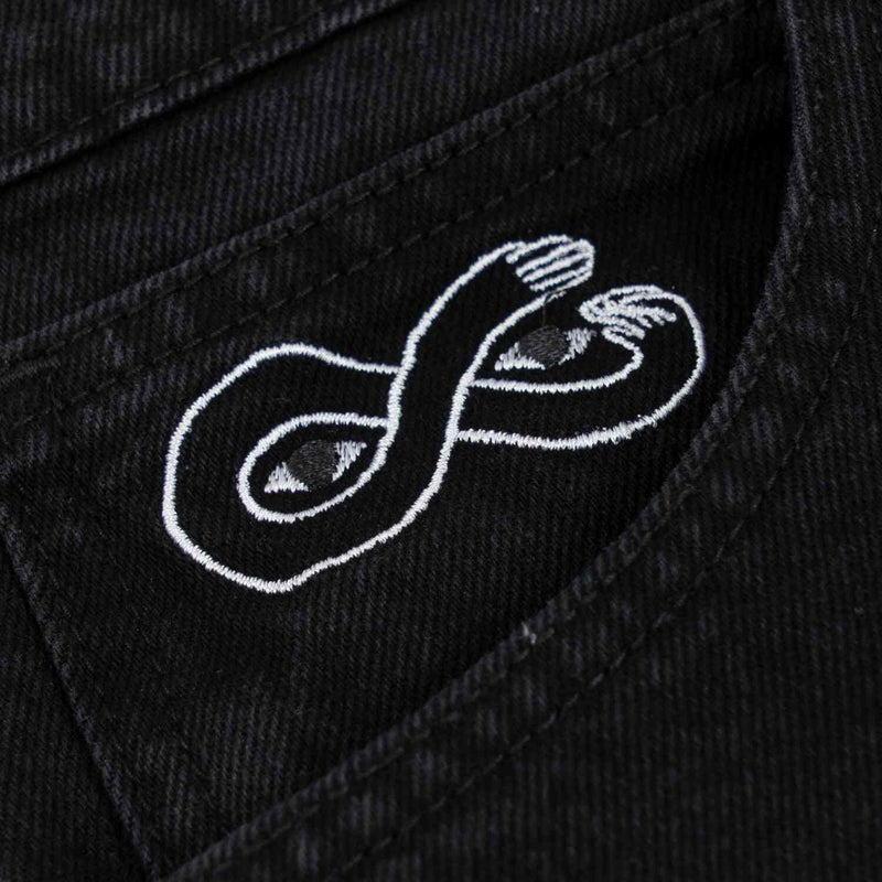 Magenta Skateboards OG Denim Jeans Black pocket detail
