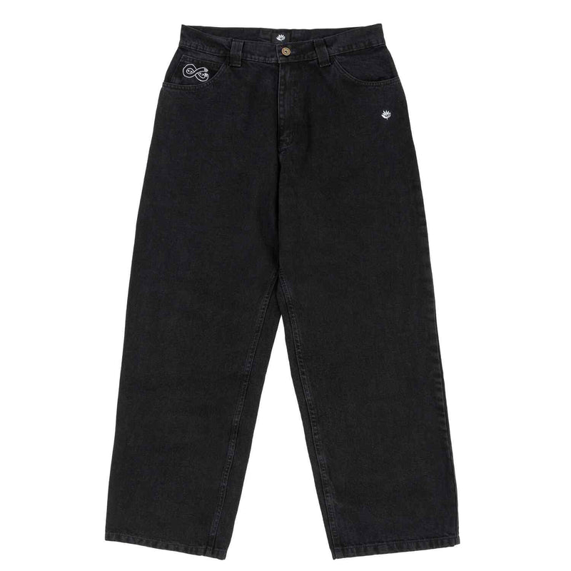 Magenta Skateboards OG Denim Jeans Black front
