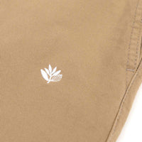 Magenta Skateboards Slack Pants Beige embroidery detail