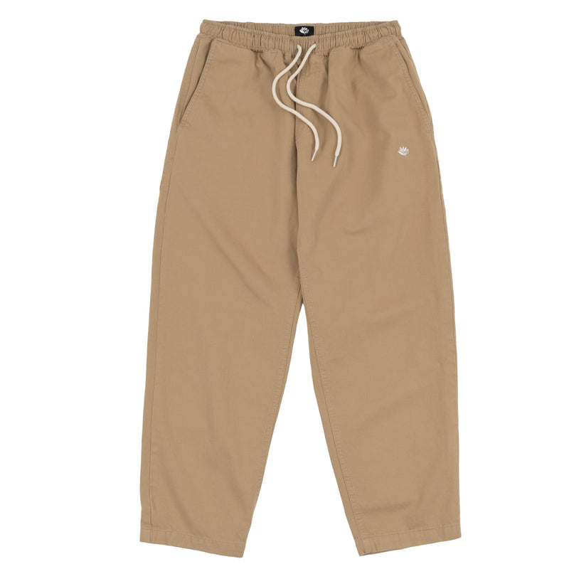 Magenta Skateboards Slack Pants Beige front