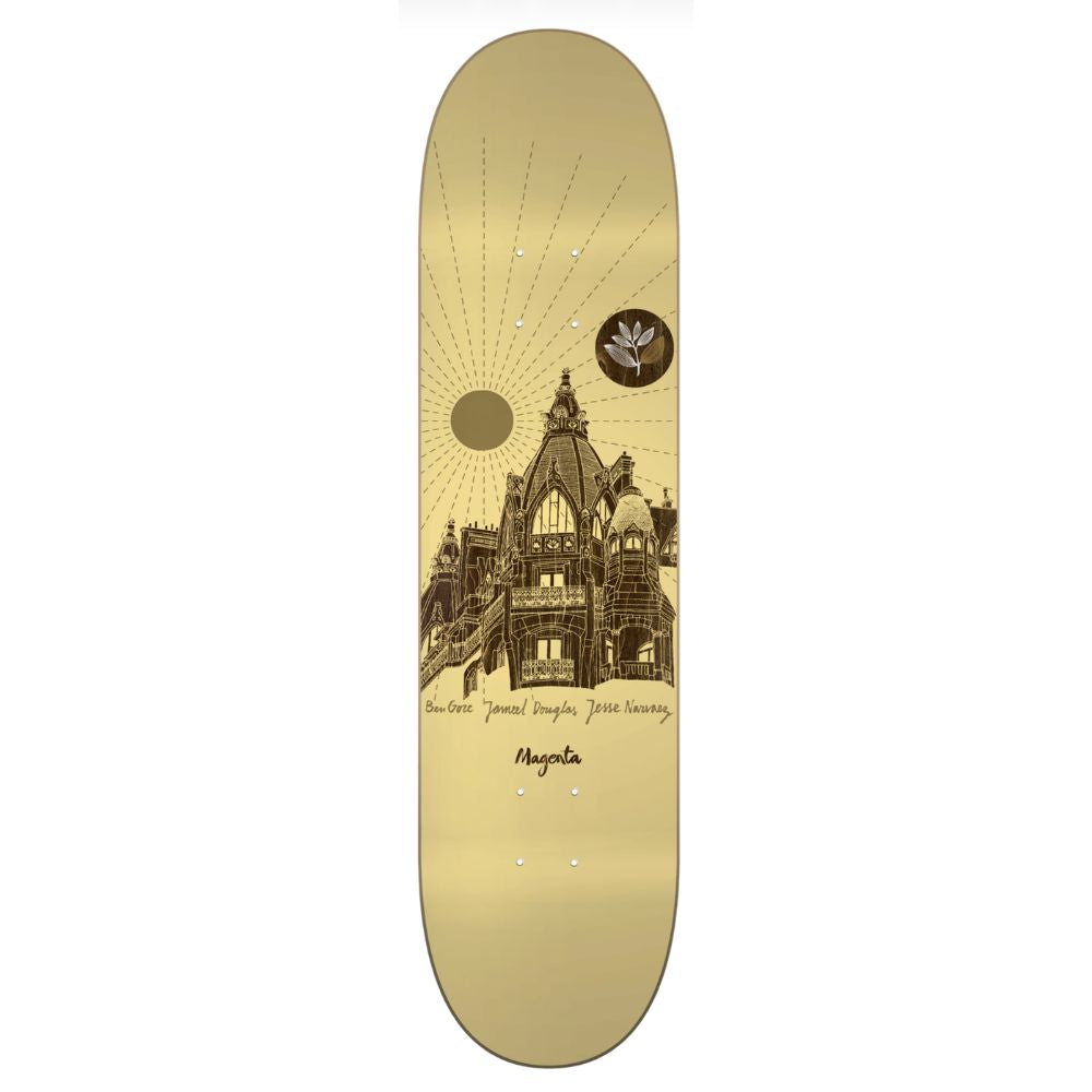 Magenta Skateboards Gore Douglas Narvaez Rooftop Skateboard Deck