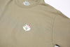 Magenta Skateboards Fly Tee Beige front detail