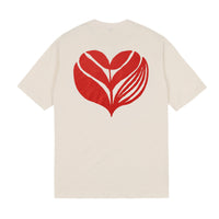 Magenta Skateboards Love Tee Natural back
