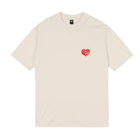 Magenta Skateboards Love Tee Natural front