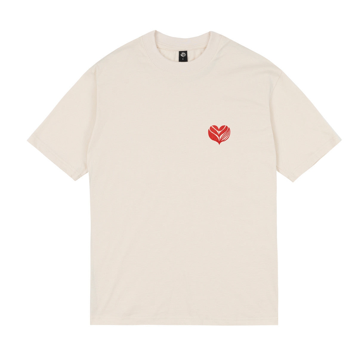 Magenta Skateboards Love Tee Natural front