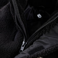 magenta skateboards napurna jacket black front detail