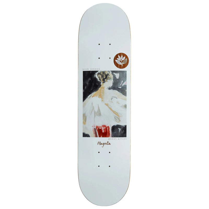 Magenta Skateboards Nick Jensen Guest Artist Skateboard Deck main