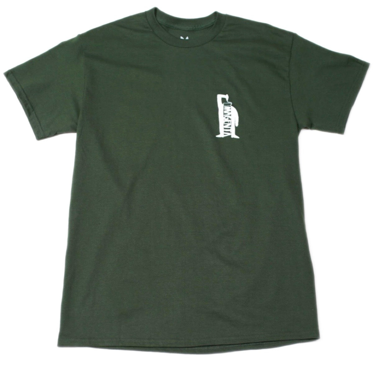 Magenta Skateboards Paint Tee Green front