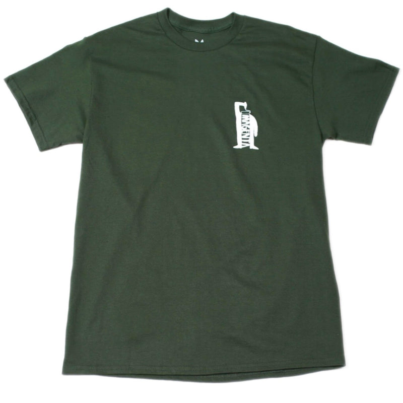 Magenta Skateboards Paint Tee Green front