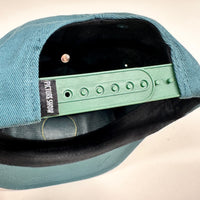 Picture Show Skateboards Be Kind Rewind Strapback Short Brim Hat Teal