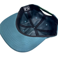 Picture Show Skateboards Be Kind Rewind Strapback Short Brim Hat Teal