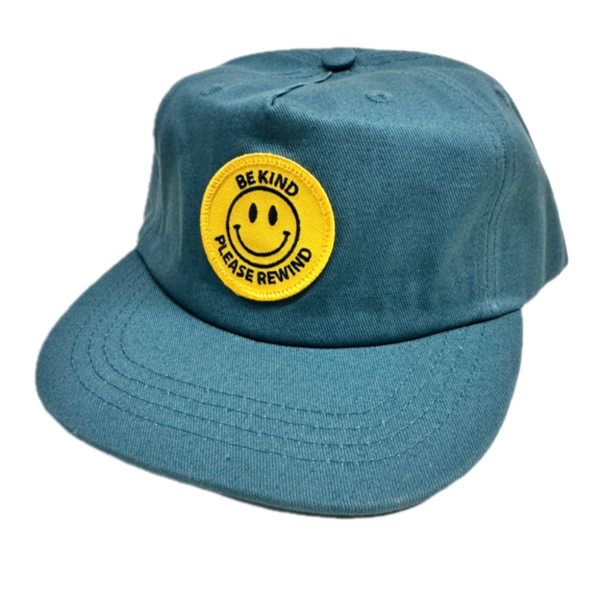 Picture Show Skateboards Be Kind Rewind Strapback Short Brim Hat Teal