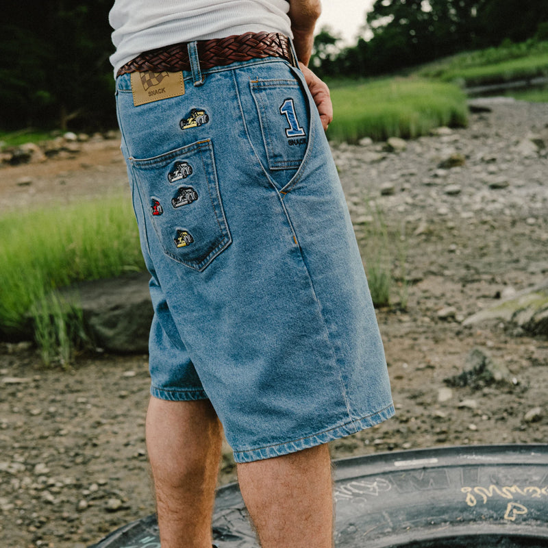 Mario Randy Jorts Snack Pole Position Jorts – THEORIES OF ATLANTIS