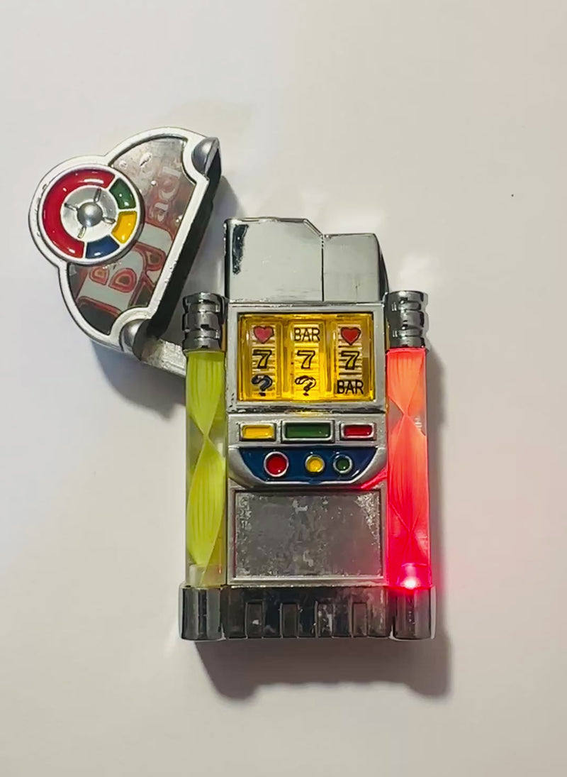 slot machine cigarette lighter Vintage Small WACO Japan Vintage Slot Machine Flashing Novelty