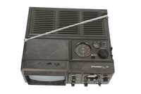 Vintage Sylvania Mini TV AM FM Radio 1980 Working