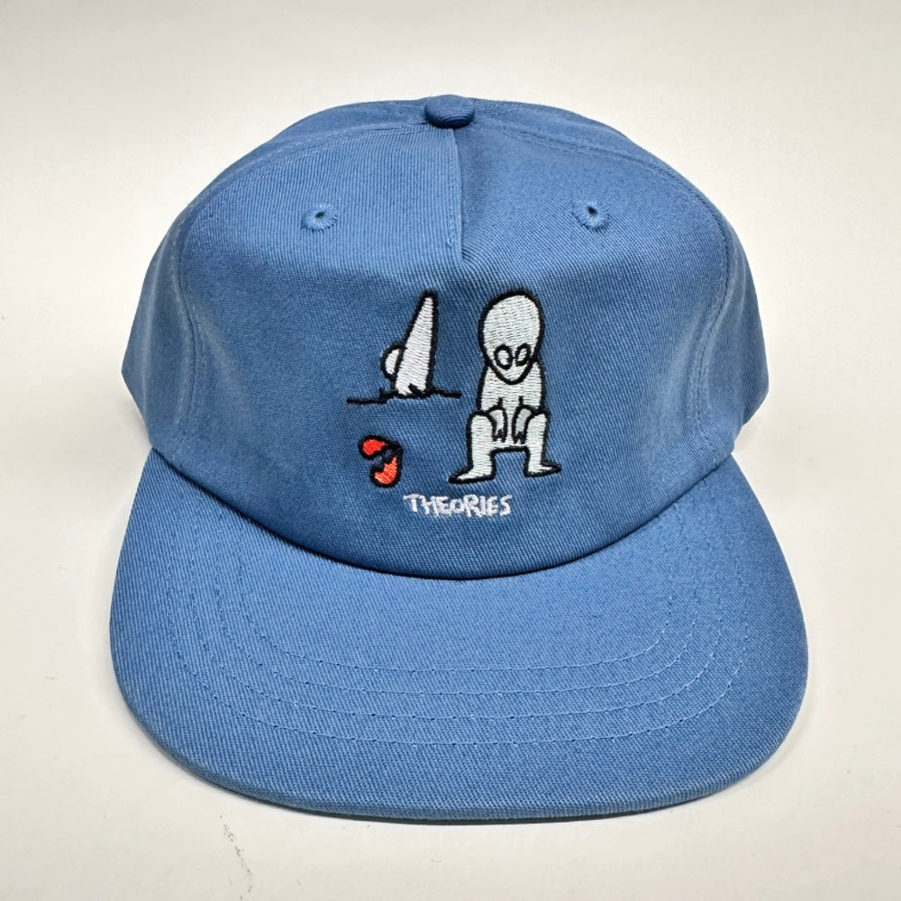 Theories Alone Again Short Brim Snapback Hat Slate