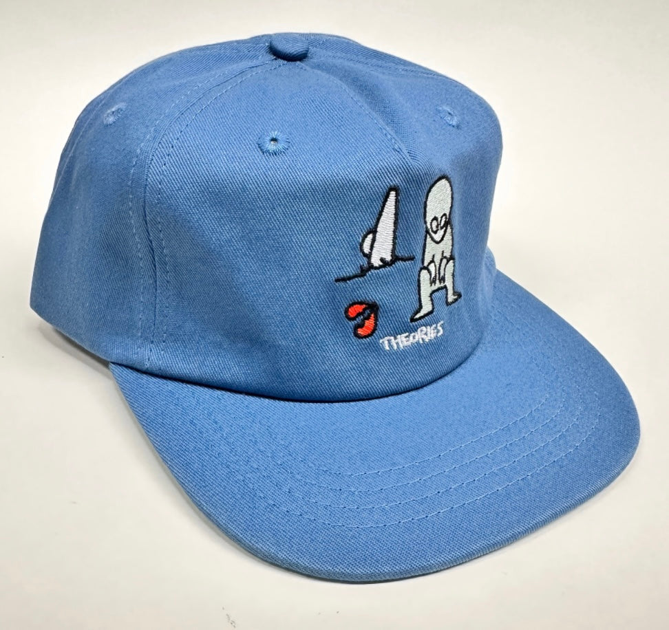 Theories Alone Again Short Brim Snapback Hat Slate