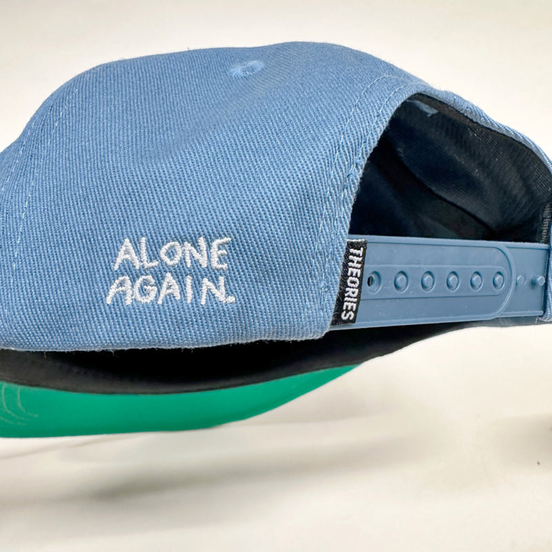 Theories Alone Again Short Brim Snapback Hat Slate
