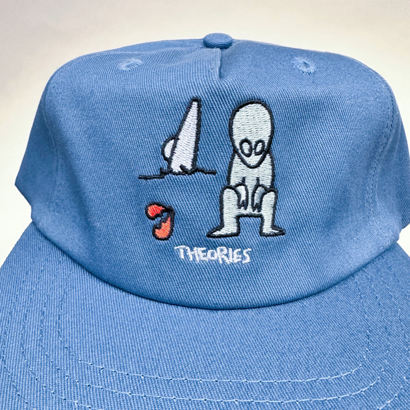 Theories Alone Again Short Brim Snapback Hat Slate