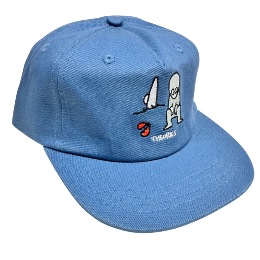 Theories Alone Again Short Brim Snapback Hat Slate