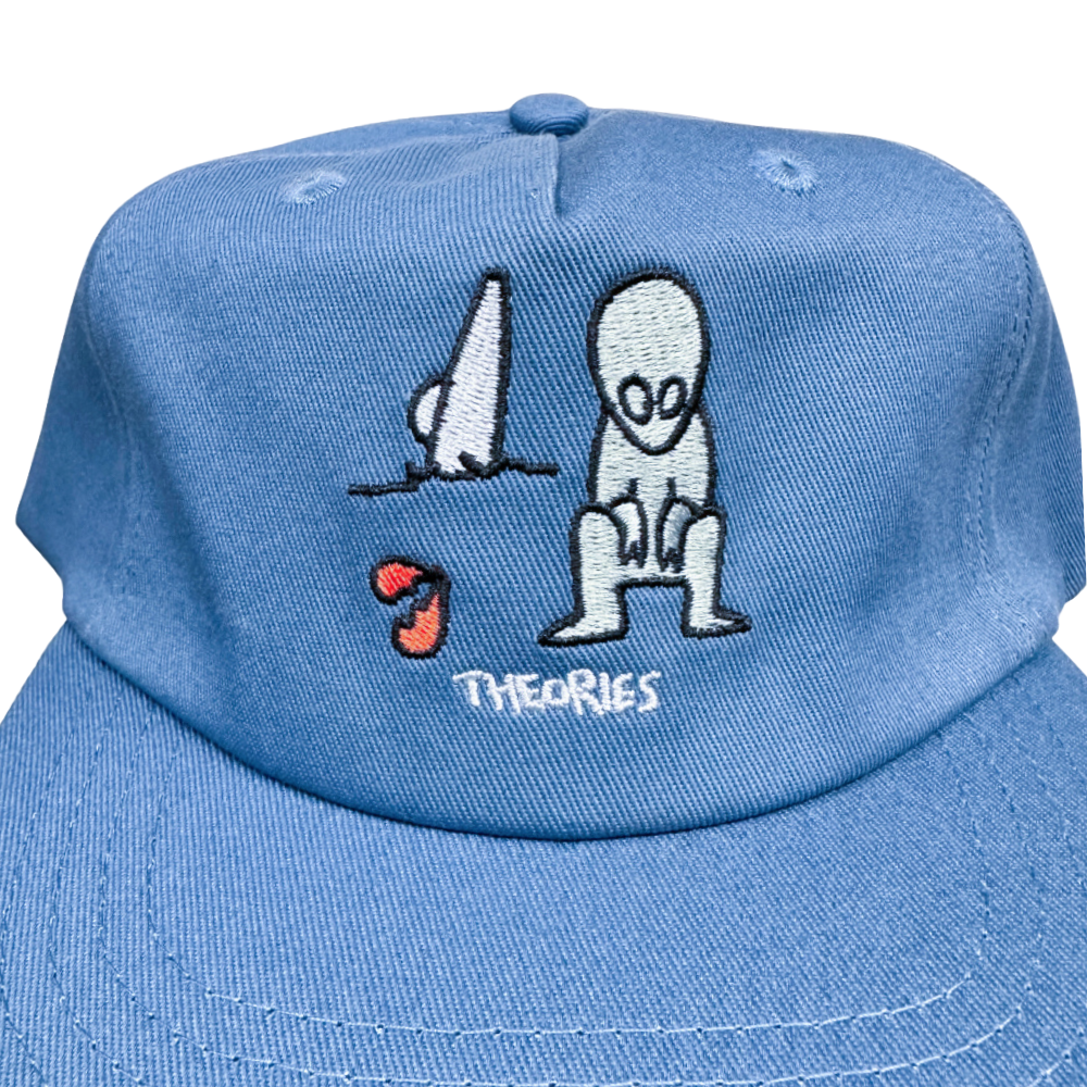 Theories Alone Again Short Brim Snapback Hat Slate