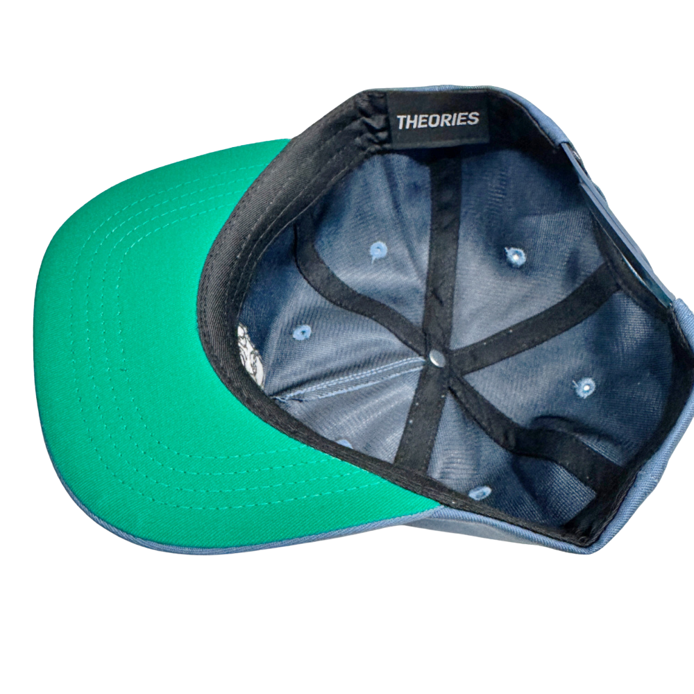 Theories Alone Again Short Brim Snapback Hat Slate