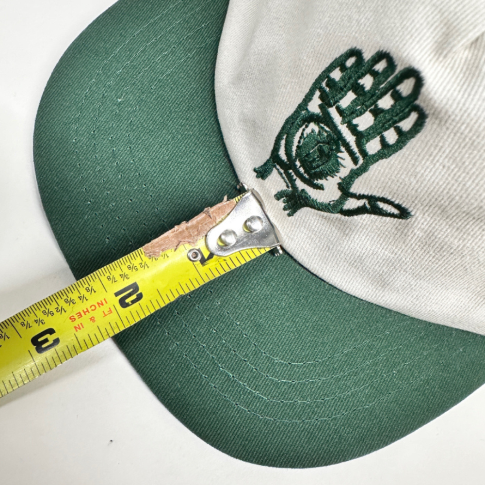 Theories Hand of Theories Short Brim Hat Pearl / Green Strapback