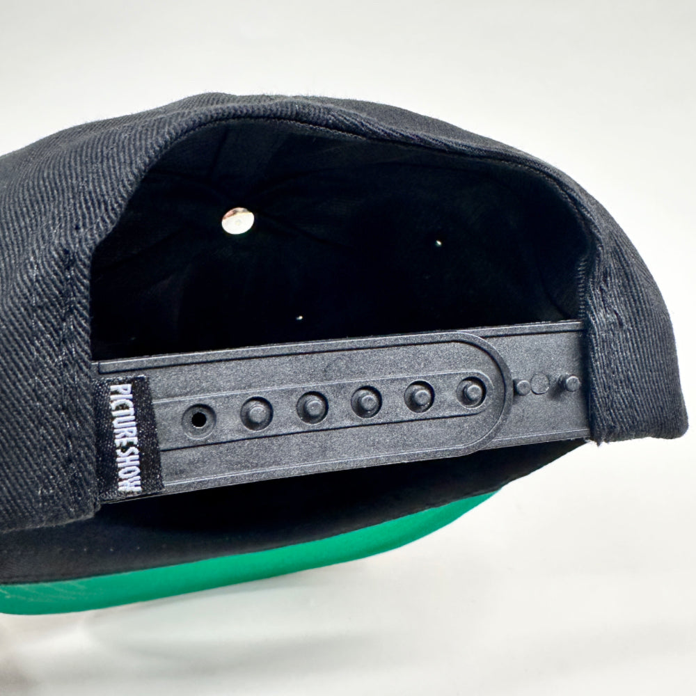 Theories Killer Beam Short Brim Snapback Hat Black