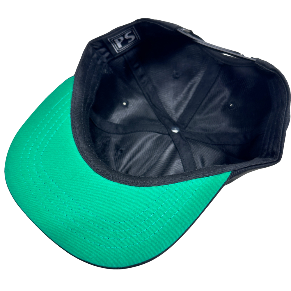 Theories Killer Beam Short Brim Snapback Hat Black