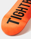 Tightbooth CP LOGO ORANGE Skateboard Deck bottom graphic detail tail