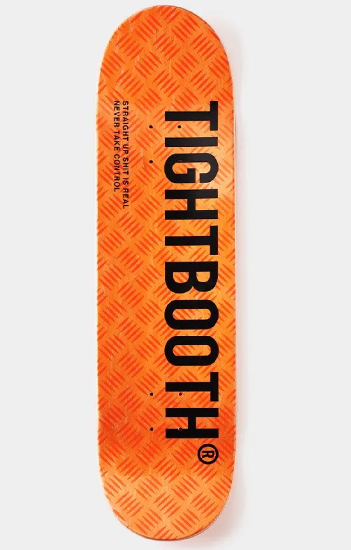 Tightbooth CP LOGO ORANGE Skateboard Deck top grahphic