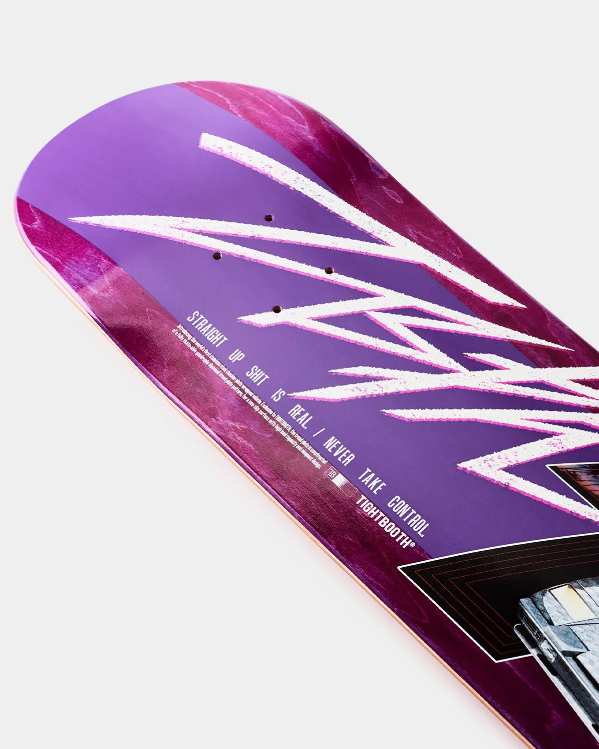 Tightbooth Productions Initial T Skateboard Deck detail 2

